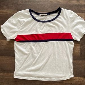 Striped croped T